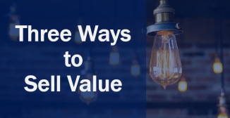 Three Ways to Sell Value - Onramp Solutions