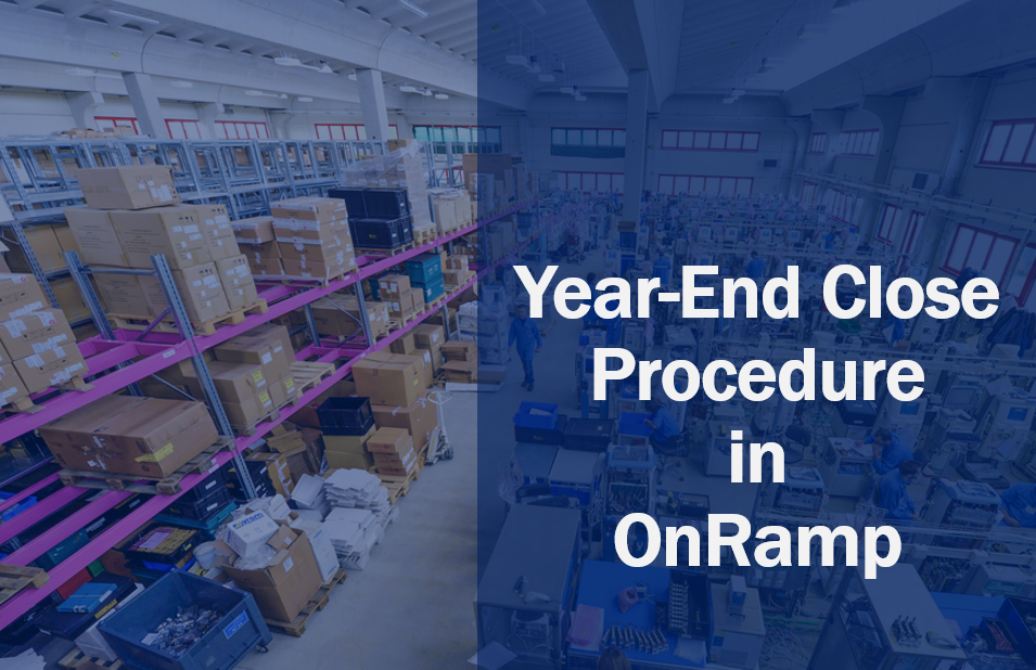 OnRamp Year-End Close Procedure