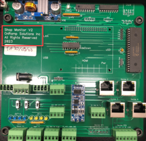 Shop Monitor PCB